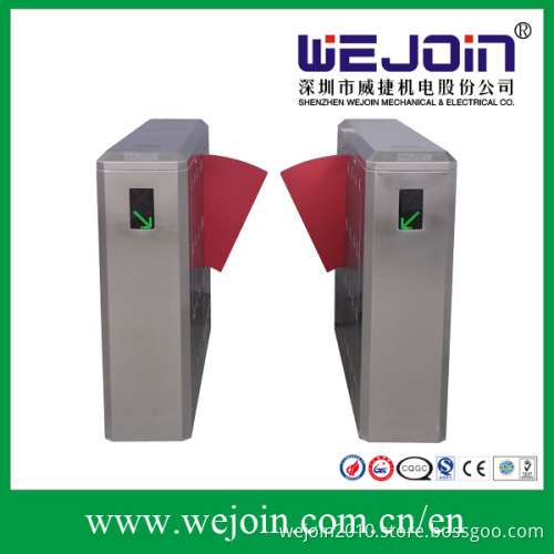 Flap Barrier with Ticket Inspection System Used in Metro Station